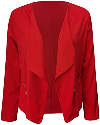Blézer Kabátok Női Üzleti Office Outwear Nyissa ki az Elülső Kardigán Kabát Nyári Divatos Blézer