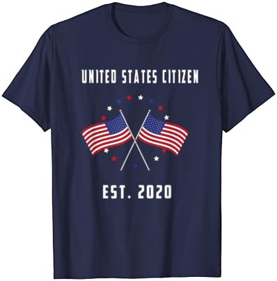 Az Egyesült Államok Állampolgára Est. 2020 - Amerikai Állampolgárságot Ajándék Póló