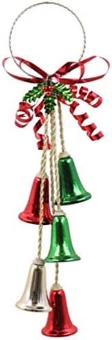 TOYANDONA Karácsonyi Jingle Bells Fogas Ajtó Greeters Ünnep Kilincset Fogas Kutya Ajtócsengő Rusztikus Kézműves Harangok a karácsonyfa