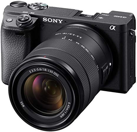 Sony Alpha a6400 tükör nélküli Fényképezőgép: Kompakt, APS-C Cserélhető Objektív Digitális Fényképezőgép Sony E 55-210mm F4.5-6.3 Lencse