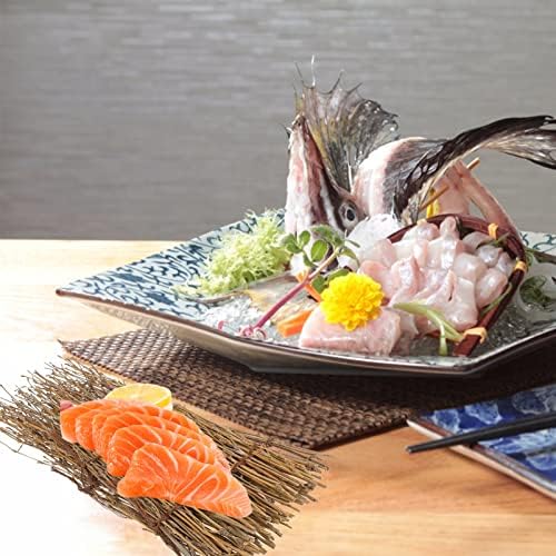 POPETPOP Szőtt Kerítés Japán Tálca Dekoráció: 3pcs Japán Sashimi Dekoráció koreai Dekoráció Sushi Étterem Asztali Dísz Japán Új