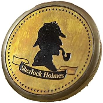Antik Tengeri Réz Iránytű bőrtok Zsebében Mágneses Sherlock Holmes Detektív Szivar kalapot, Iránytű, Navigációs Eszköz & Irányított Túrázás