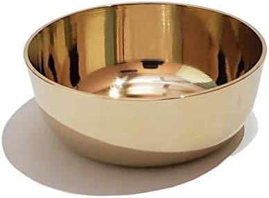 Kansa/Bronz Szilárd Bowl - 150 Ml, 1 Darab, Arany Az Indiai Gyűjthető