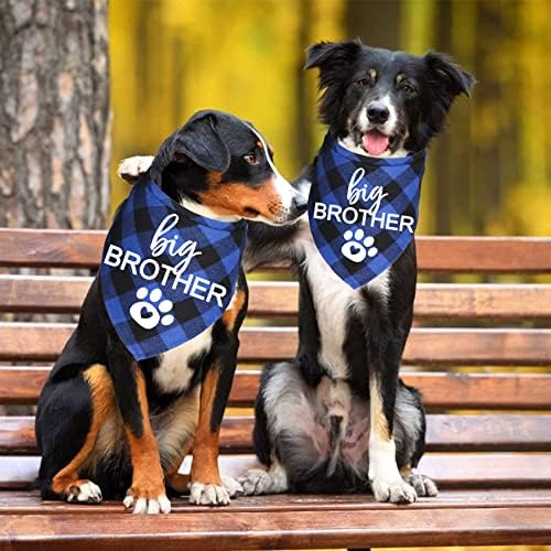 JOTFA a Nagy Testvér, Kutya Kendő, Kockás Terhesség Bejelentése Kutya Kendő Kutyák számára (Kék, a Nagy Testvér)