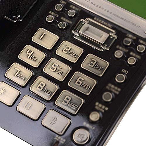 Nem-logó Retro Forgó Tárcsa Telefon Antik Vezetékes Kontinentális Telefon Telefon Dekoráció (Szín : B)