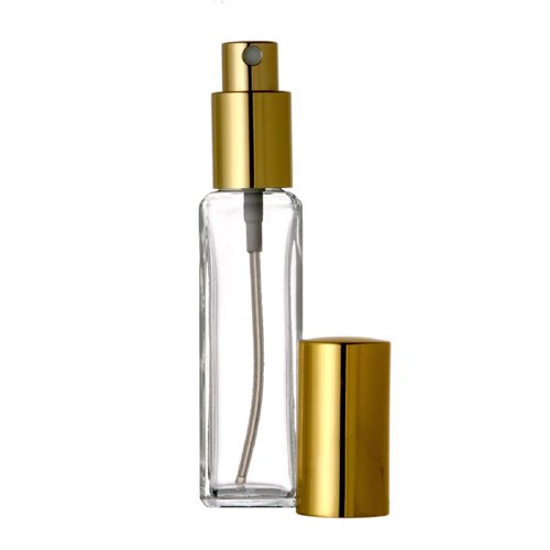 Grand Parfums 1 Oz Magas Szögletes Stílusa Parfüm Porlasztó Üres Újratölthető Üveg - 1 oz Méretű Üveg Parfüm 30 ml 30 ml Újratölthető