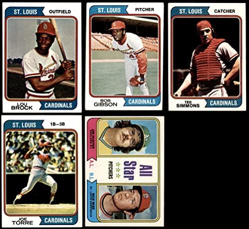 1974 Topps St. Louis Cardinals Csapat készen áll a St. Louis Cardinals (Set) VG/EX+ Bíborosok