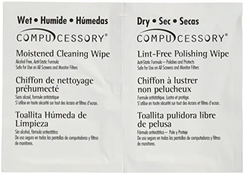 Compucessory Wet & Dry Tisztító Törlőkendő (CCS24218)
