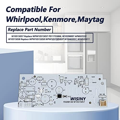 WISINY W10515057 Kompatibilis Whirlpool Kenmore s Mosógép Hűtő LED Csere,1DB WPW10515057 között az Egyik W10515057 Whirlpool Hűtőszekrény Fény，Nem