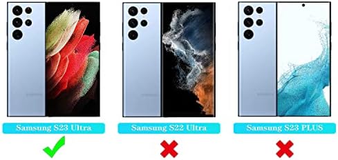 ONOLA Samsung Galaxy S23 Ultra Esetében Kitámasztó, majd Csúsztassa Kamera Fedél [ Katonai ] Teljes Test Csepp Vizsgált védőburkolat