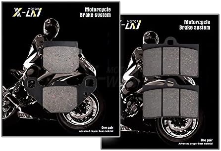 XLYWKJ Motorkerékpár Elöl Hátul Félig Fémes fékbetétek az Aprilia RS4 50 (4T) (J. Juan Féknyereg) 2011-2014 RS4 125 (4T) (J. Juan