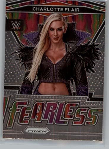 2022 Panini Prizm WWE Rettenthetetlen 21 Charlotte Hangulattal Összecsapás Hivatalos World Wrestling Entertainment Trading Card
