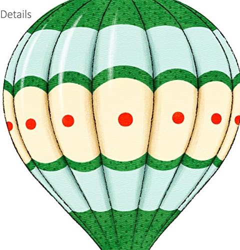 DECOWALL DS-8011 Színes hőlégballon Gyerekek Fali Matricák Fali Matricák Meghámozzuk, majd Bottal Cserélhető Fali Matricák a