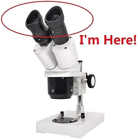 Mikroszkóp Kiegészítők Készlet Felnőttek Pár Széles Mező Okulár Optikai Lencse, Átmérő 30mm, Vagy 30.5 mm-es Gumi Szem Csésze Labor