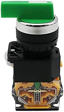 LYVI 22mm Választó Gomb Rotary Switch Reteszelés Pillanatnyi 2NO 1NO1NC 2 3 helyezze DPST 10A 400V hálózati Kapcsoló BE/Ki