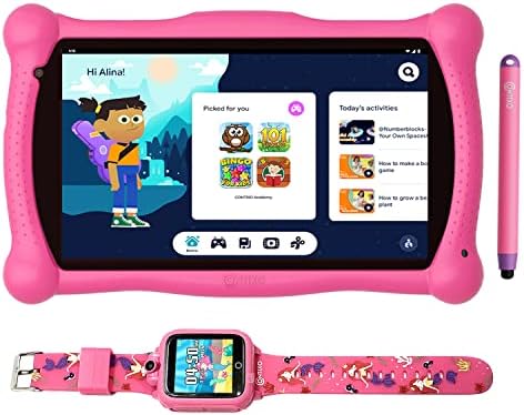 Contixo Gyerekek Tablet, V10-es 7 Hüvelykes Tablet a Gyerekek Intelligens Karóra Csomag, 2 GB 32 GB Kisgyermek Tablet Bluetooth, a Smart