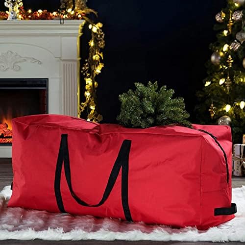 kis karácsony fa tároló zsák,a karácsonyi dobozok navidad Garázs, Tároló Erős Fogantyúk ruha tároló táska