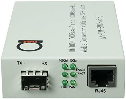 Nyitva SFP Slot - Gigabit Ethernet - Optikai Media Converter -, hogy UTP Cat5e/Cat6 10/100/1000 Réz – AutoSensing - SFP Slot Támogató