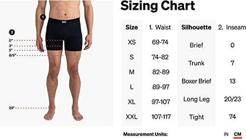 SAXX Férfi Fehérnemű - Ultra Szuper Puha boxeralsót a Fly, valamint Beépített Tok Támogatás - Fehérnemű férfi, Csomag 3