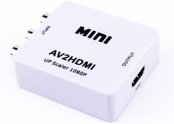 AV HDMI Átalakító Mini HD Video Adapter (Fehér)