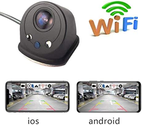 WYKDD Autó Visszapillantó Kamera tolatókamera Cam Vízálló USB Vezetés Felvevő Android Telefonok
