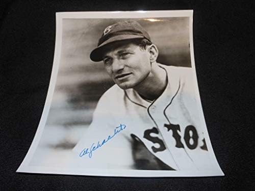 1935-36 Red Sox Al Schacht d.84 Aláírt 8x10 Autogramot Vintage Fotó JB5