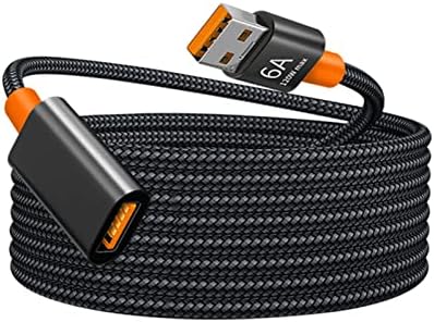 SamFansar USB Hosszabbító Kábel Kompatibilis a Telefon USB-Hub USB Hosszabbító Kábel Töltő Fekete Fekete