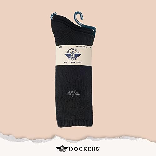 Dockers a Férfiak Teljesítményét Zokni - 3-Pack Lapos Kötött Atlétikai a Személyzet Zokni Férfiak