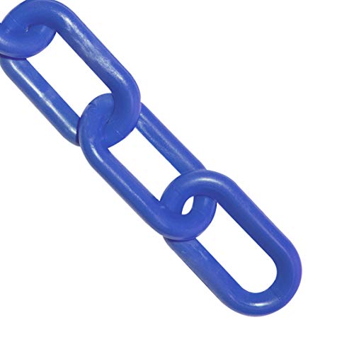 Mr Lánc Műanyag Akadály Lánc, Kék, 1.5 Inch-Es Link Átmérőjű, 25 Méteres Hossz (30006-25)