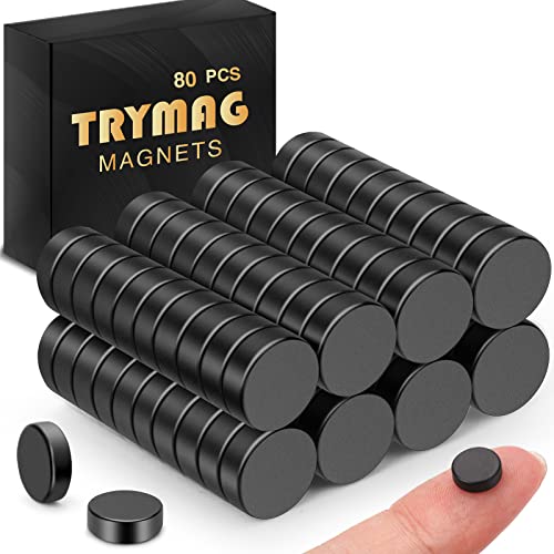TRYMAG 18x3mm 20db Kerámia Mágnes Csomag 80 Db Erős Ritka Föld Mágnesek