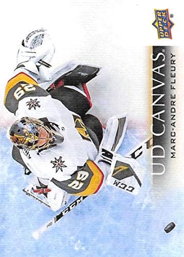 2018-19 Felső szint Vászon Jégkorong Sorozat Két C201 Marc-Andre Fleury Vegas Arany Lovagok Hivatalos UD NHL Jégkorong Kártya