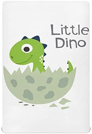 ALAZA Aranyos Dino Dinoszaurusz Állat regisztrálni Ellátott Mózeskosár Lap a Fiúk Baba Lányok Kisgyermek, Standard Méret