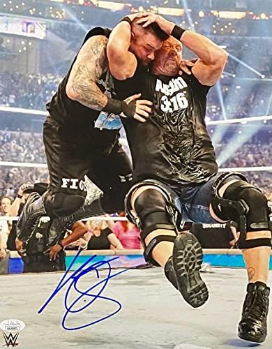 WWE Kizárólagos Kevin Owens Aláírt Dedikált 11x14 Fotó SZÖVETSÉG Hitelesítés 2 - Dedikált Birkózás Fotók