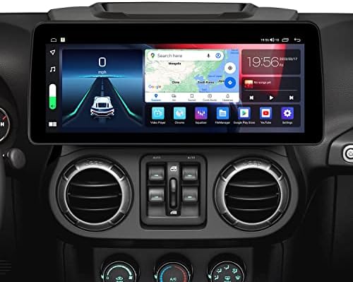 12.3 Hüvelyk 5G WiFi 8 Core (8G Ram 128G ROM) Autó Hifi Rádió Jeep Wrangler JK 2011-2017 Android 12 CarPlay Android Auto 1920 * 720