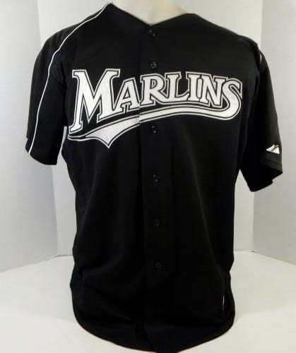 2003-06 Florida Marlins Alvarez 37 Játékban Használt Fekete Jersey BP ST XL 135 - Játék Használt MLB Mezek