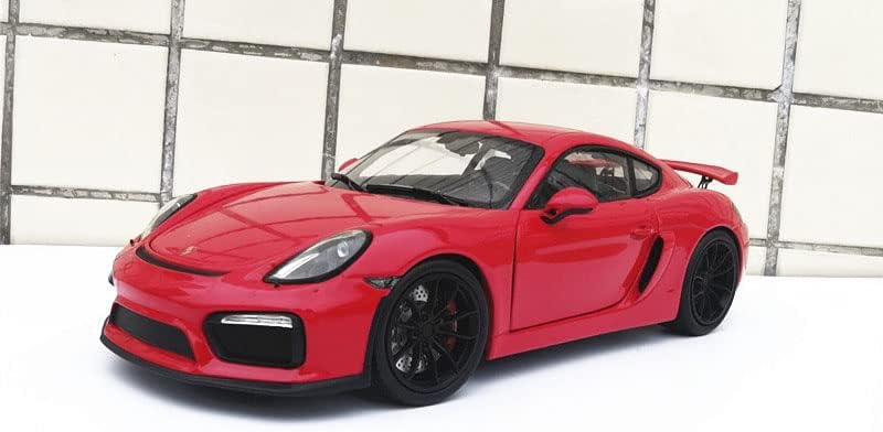 a Schuco a Porsche-Cayman piros 1/18 FRÖCCSÖNTÖTT Teherautó Előre elkészített Modell