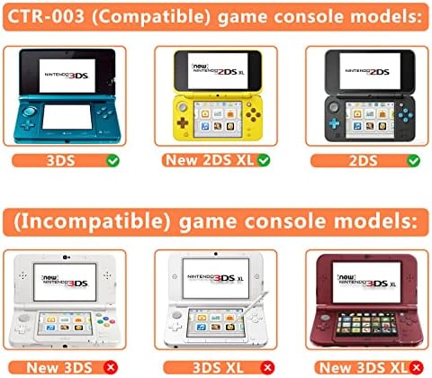 Uborka Teljesítmény 2 Csomag 1350mAh CTR-003 Akkumulátor Csere Nintendo 3DS 2DS Játék Konzol Eszköz (Nem az Új 3DS pedig 3DS XL)