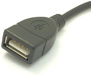 Qaoquda 2 Csomag USB 2.0 EGY Női 3,5 mm-es Férfi Jack Dugó Autó AUX Audio Átalakító Adapter Kábel