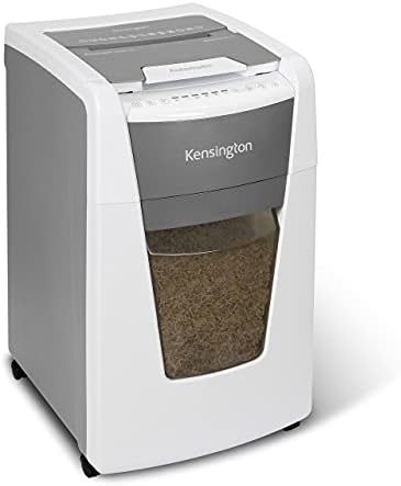 Kensington Iratmegsemmisítőt - Új OfficeAssist 300 Lapos Auto-Feed Micro Cut Anti-Jam, nagy teherbírású Zúzó a 15.8 liter Kihúzható Papírkosárba,