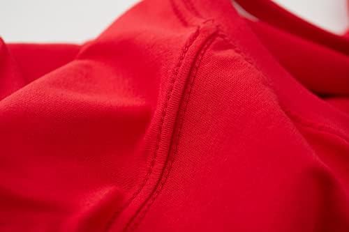 YININF Férfi Pólók Csípő Rövid Ujjú egyszínű Legénység Nyak Pamut Puha Ellátott Pólók