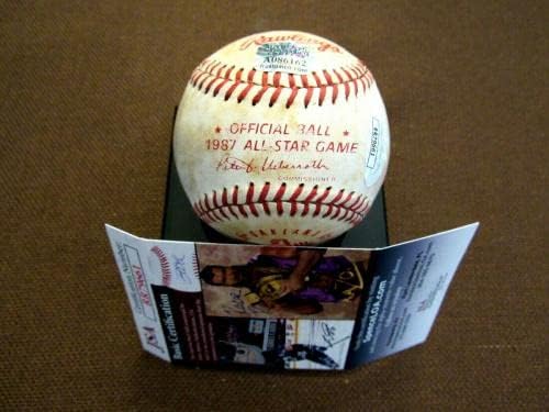 Peter Ueberroth 6. Mlb Kommunikációs Aláírt Auto 1987 All-star Game Használt Baseball Szövetség - Dedikált Baseball