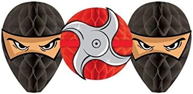 Amscan Ninja Honeycomb Dekorációk, 3 db, Fél Javára