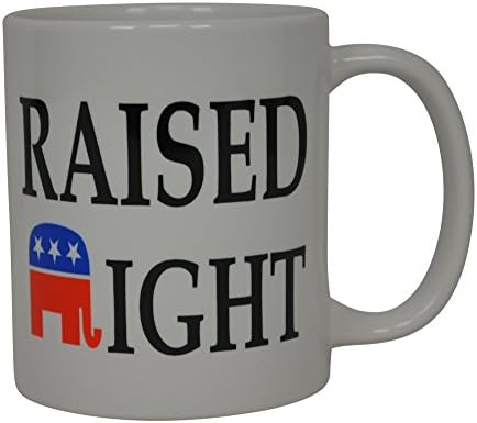 Konzervatív Vicces Bögre Neveltek Republikánus Politikai Újdonság Kupa Nagyszerű Ajándék Ötlet az, hogy A Republikánusok vagy