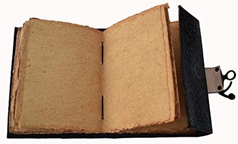 árnyak könyve varázskönyv grimoire journal boszorkányság könyvek 200 Antik Deckle Szélén Üres Papír Semi Precious Boszorkány-Kő