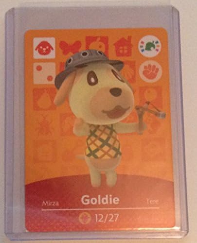 Nintendo Animal Crossing amiibo Fesztivál Kártya Goldie
