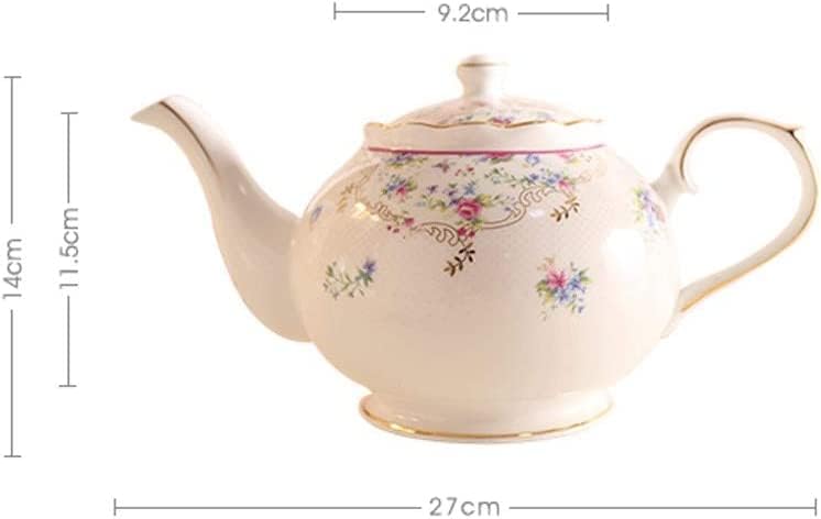 Gyógytea pot Délutáni Tea Set, Nagy Kapacitású Kis Design Vidéki Stílus kávéfőző Kerámia Teáskanna Teáskanna