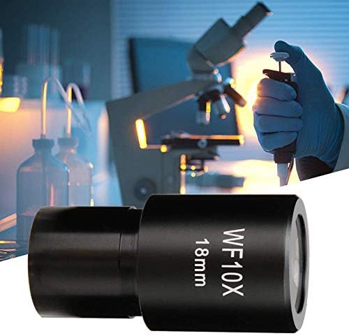 Uniqal 10X Mikroszkóp Szemlencse Széles Látószögű Optikai Lencsék Mező 18mm Szakmai Szemészeti Lencse Szabvány