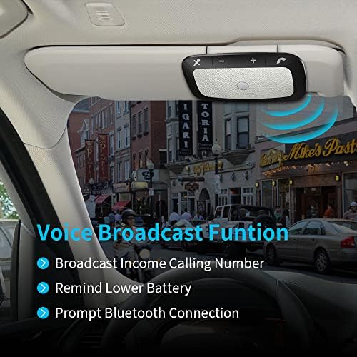 Vezeték Nélküli Bluetooth-Napellenző Kihangosító Autóskészlet Hangszóró Telefon Kihangosító Beszél Hangszóró (550)