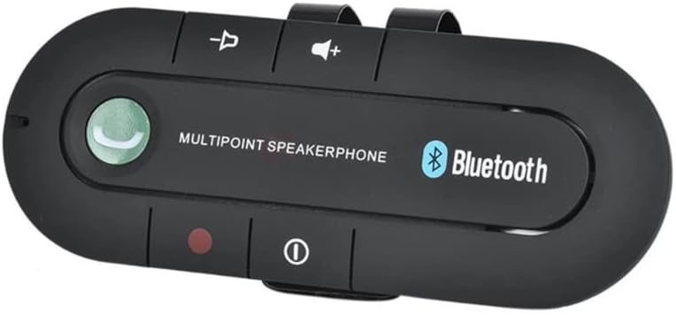 Vezeték Nélküli Bluetooth-Napellenző Kihangosító Autóskészlet Hangszóró Telefon Kihangosító Beszél Hangszóró (Fekete)