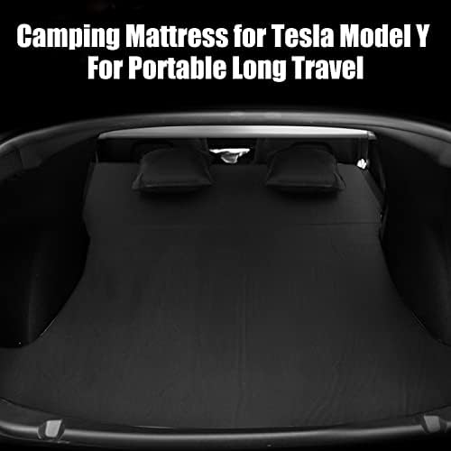 BLCYANUE Kemping Matrac a Tesla Model Y a Hordozható Hosszú Utazás,Kemping Ágy, Párna, Párna,Roll Up Emelet Matrac,Összecsukható